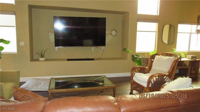 1504 Andrew David Ave, North Las Vegas, NV 89086 - living room featuring wood finished floors and healthy amount of natural light