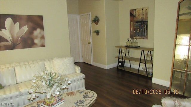 1504 Andrew David Ave, North Las Vegas, NV 89086 - living room with baseboards and wood finished floors