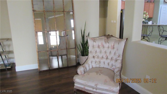1504 Andrew David Ave, North Las Vegas, NV 89086 - living area with dark wood-style flooring