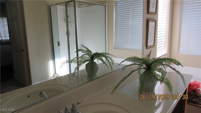 1504 Andrew David Ave, North Las Vegas, NV 89086 - bathroom view of a shower stall and a tub