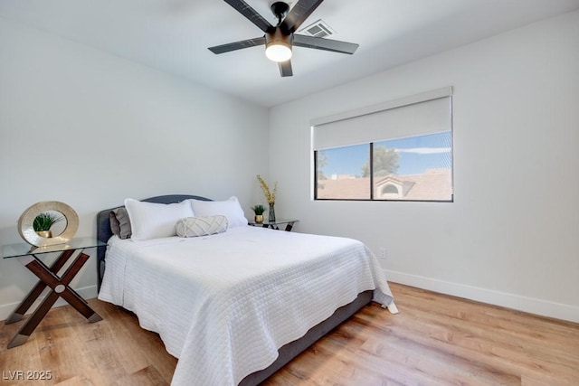 1926 Navarre Ln, Henderson, NV 89014 - bedroom featuring light wood-style floors and a ceiling fan