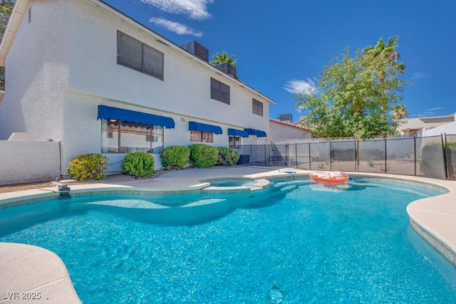 1926 Navarre Ln, Henderson, NV 89014 - view of swimming pool featuring a pool with connected hot tub