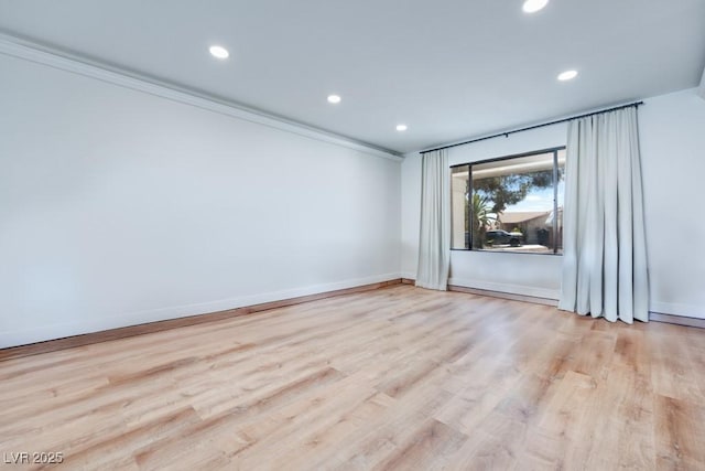 1926 Navarre Ln, Henderson, NV 89014 - empty room with recessed lighting, ornamental molding, and wood finished floors