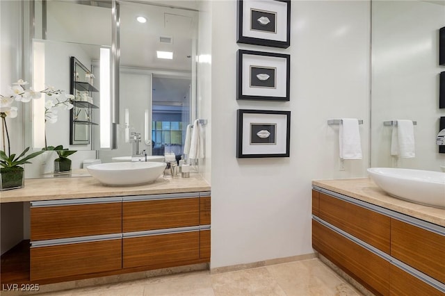 3722 Las Vegas Blvd Unit 2512E, Las Vegas, NV 89158 - full bath featuring vanity and tile patterned floors