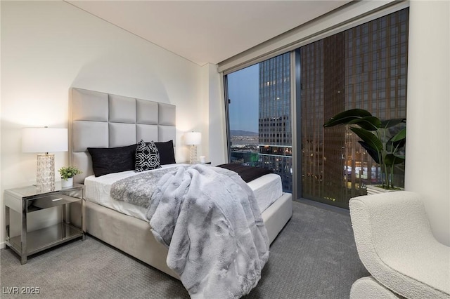 3722 Las Vegas Blvd Unit 2512E, Las Vegas, NV 89158 - carpeted bedroom with floor to ceiling windows