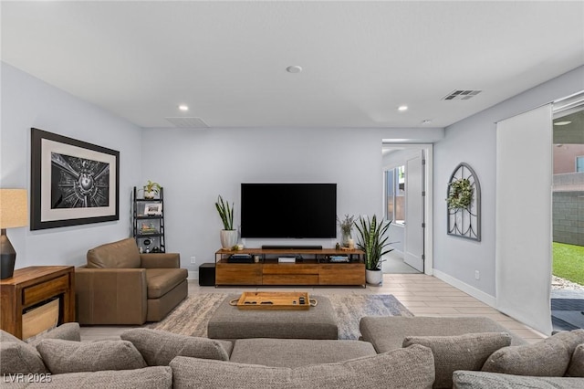 9785 Granite Mesa St, Las Vegas, NV 89141 - living room featuring recessed lighting