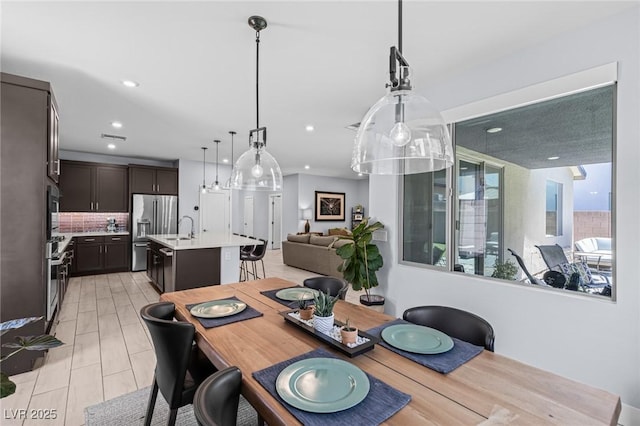 9785 Granite Mesa St, Las Vegas, NV 89141 - dining room with recessed lighting