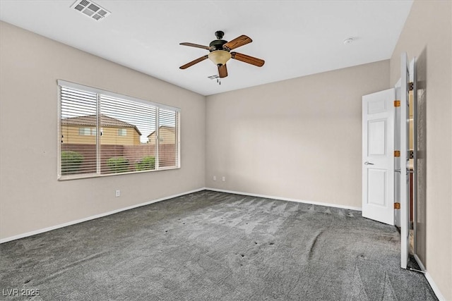 3720 Tack St, Las Vegas, NV 89122 - empty room with carpet floors and ceiling fan