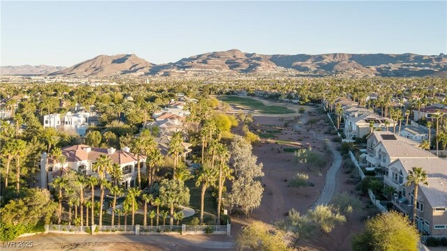 2041 Troon Dr, Henderson, NV 89074 - aerial view of residential area featuring a mountainous background