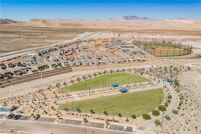 3240 Avernus Ave, Henderson, NV 89044 - aerial perspective of suburban area with mountains