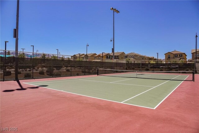 3240 Avernus Ave, Henderson, NV 89044 - view of tennis court featuring community basketball court and a residential view
