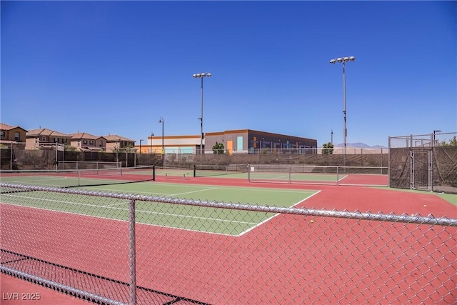3240 Avernus Ave, Henderson, NV 89044 - view of tennis court with community basketball court