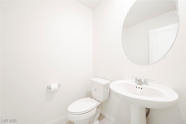 3240 Avernus Ave, Henderson, NV 89044 - half bath featuring baseboards and toilet
