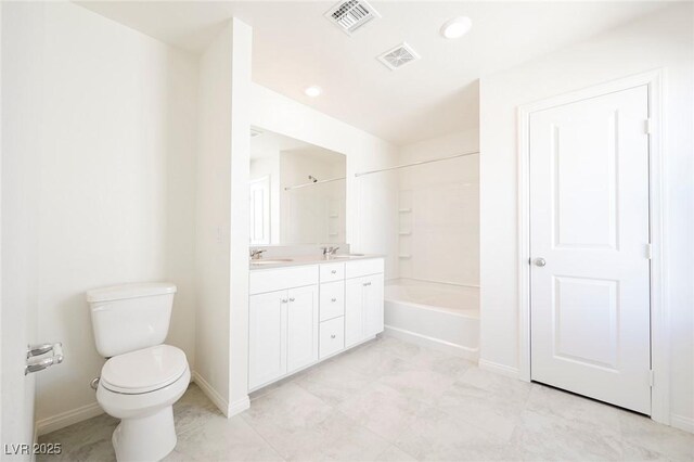 3240 Avernus Ave, Henderson, NV 89044 - full bathroom featuring double vanity and shower / bath combination