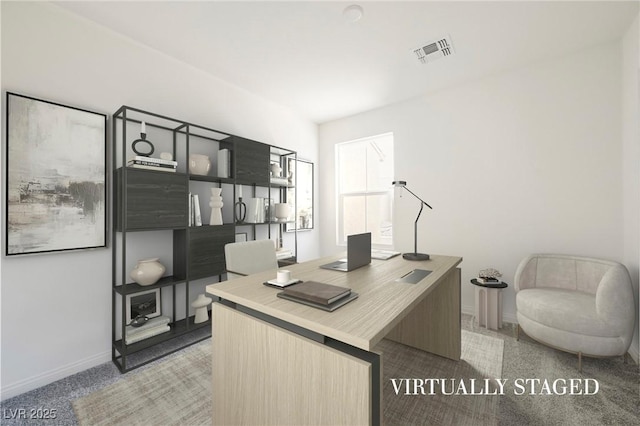 3240 Avernus Ave, Henderson, NV 89044 - home office with light colored carpet and baseboards