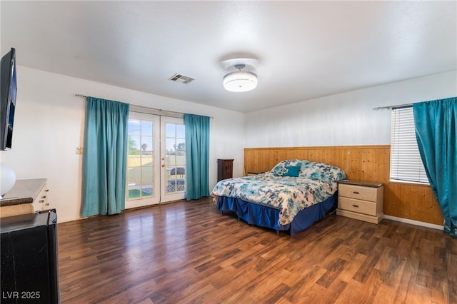 5907 Soft Mist Ct, Las Vegas, NV 89110 - bedroom with wood finished floors and access to exterior