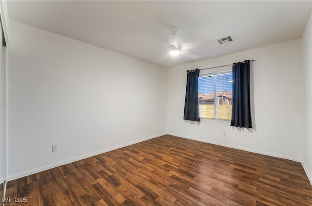 5907 Soft Mist Ct, Las Vegas, NV 89110 - empty room featuring wood finished floors and ceiling fan