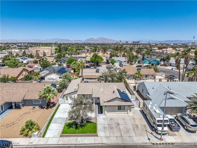 905 Smith St, Las Vegas, NV 89108 - aerial perspective of suburban area featuring mountains