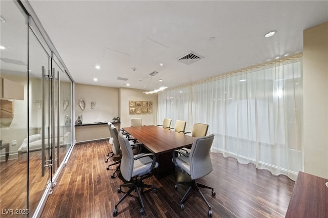 8255 Las Vegas Blvd Unit 809, Las Vegas, NV 89123 - dining area with hardwood / wood-style flooring and recessed lighting