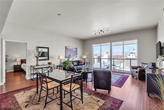 150 Las Vegas Blvd Unit 1906, Las Vegas, NV 89101 - dining room with wood finished floors