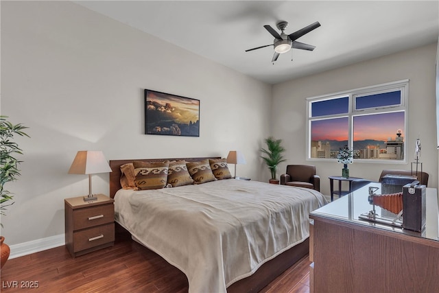150 Las Vegas Blvd Unit 1906, Las Vegas, NV 89101 - bedroom with dark wood-type flooring and baseboards