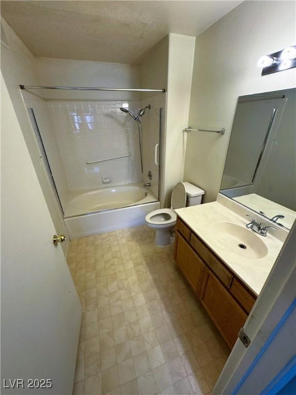 9070 Spring Mountain Rd Unit 109, Las Vegas, NV 89117 - full bathroom with tile patterned floors, shower / bathtub combination, and vanity