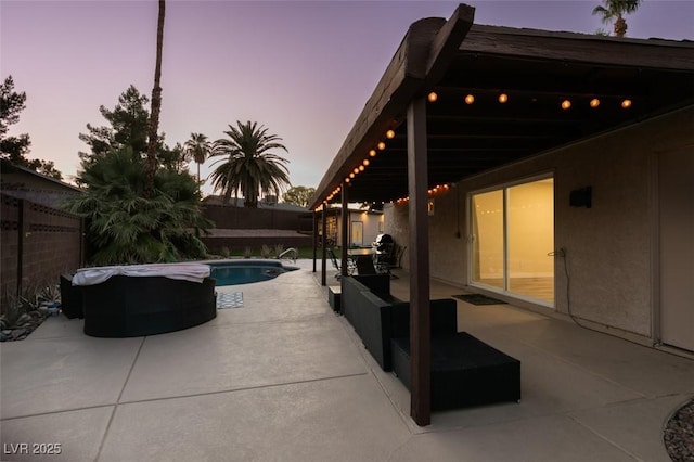 3708 Lorraine Ln, Las Vegas, NV 89120 - view of swimming pool featuring a patio and a fenced backyard
