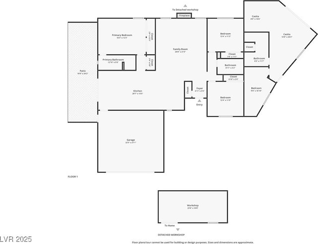 3708 Lorraine Ln, Las Vegas, NV 89120 - view of room layout