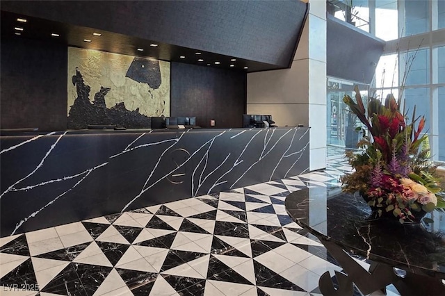 4471 Dean Martin Dr Unit 2406, Las Vegas, NV 89103 - welcome area with a high ceiling and recessed lighting