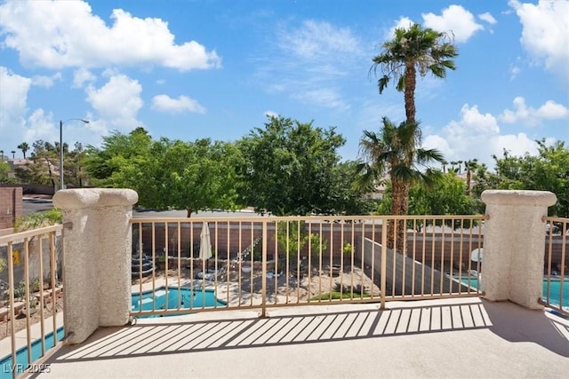 741 Wildwood Beach Ave, Henderson, NV 89052 - balcony featuring view of pool area