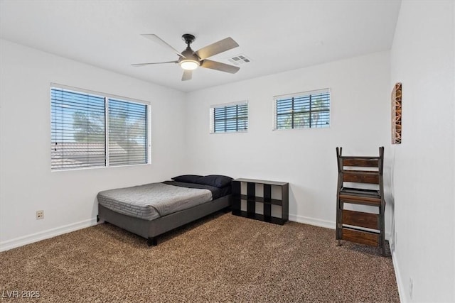 741 Wildwood Beach Ave, Henderson, NV 89052 - carpeted bedroom featuring baseboards and ceiling fan