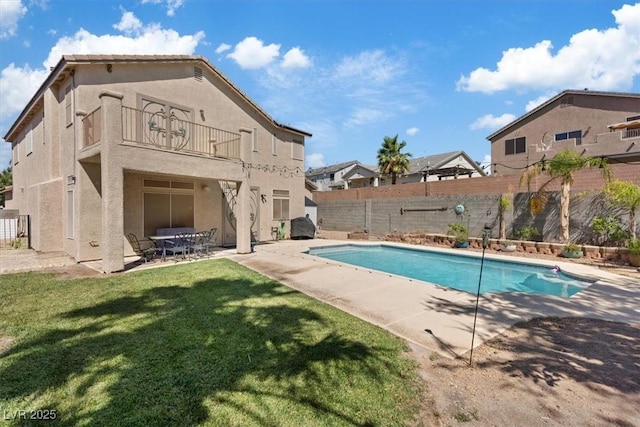 741 Wildwood Beach Ave, Henderson, NV 89052 - view of pool with a fenced backyard and a patio area