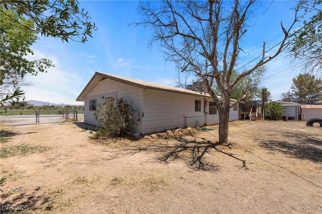 585 W Ingram Ave, Overton, NV 89040 - view of side of home with a gate