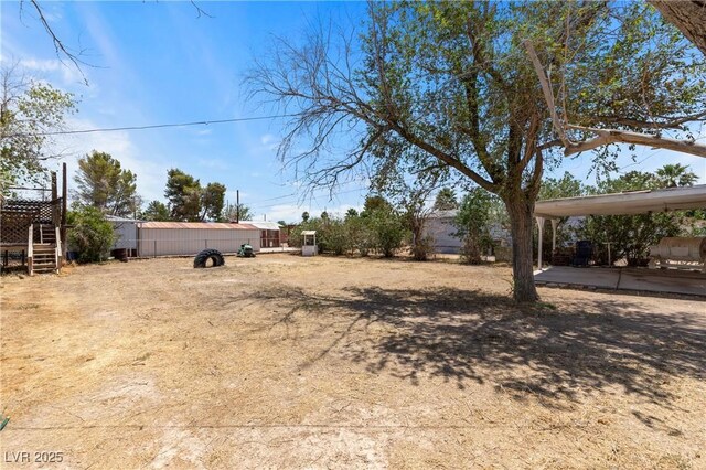 585 W Ingram Ave, Overton, NV 89040 - view of yard featuring stairway