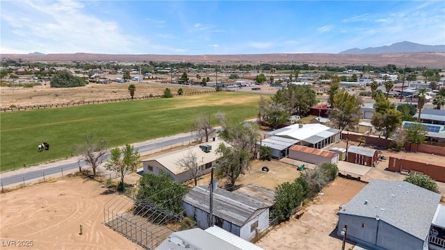 585 W Ingram Ave, Overton, NV 89040 - aerial perspective of suburban area with mountains
