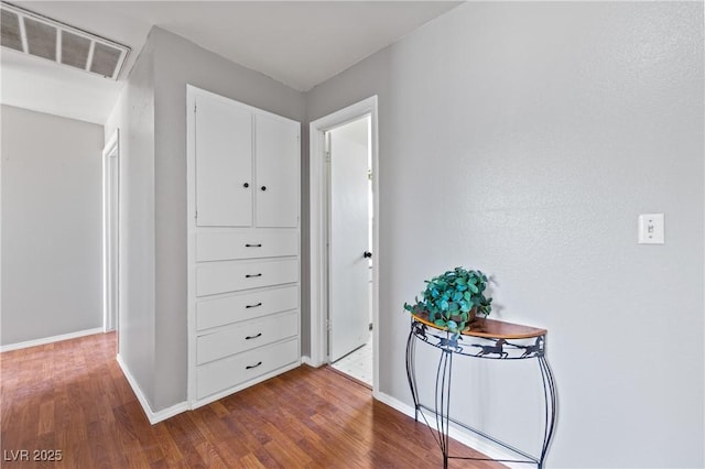585 W Ingram Ave, Overton, NV 89040 - hallway featuring wood finished floors and baseboards