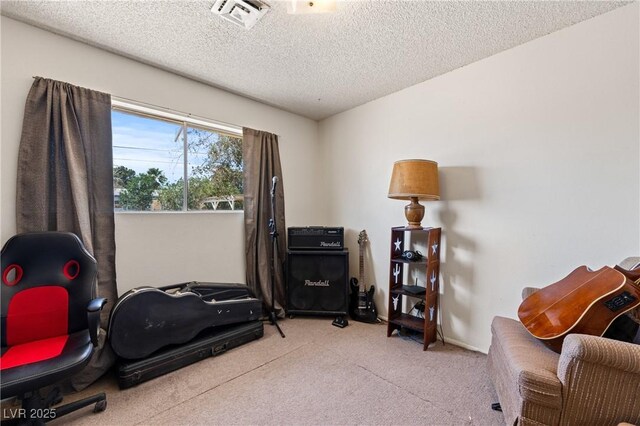 585 W Ingram Ave, Overton, NV 89040 - exercise area with carpet and a textured ceiling