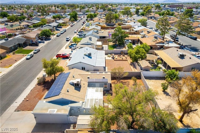 5800 Auborn Ave, Las Vegas, NV 89108 - aerial perspective of suburban area with a mountain backdrop
