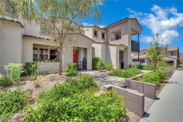 530 Sonoma Range St, Las Vegas, NV 89138 - mediterranean / spanish-style home featuring a tile roof and stucco siding