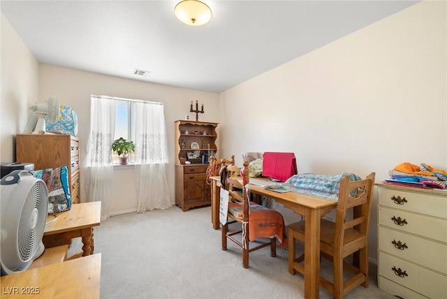 2730 Banyon St, Pahrump, NV 89048 - bedroom featuring light colored carpet and an office area