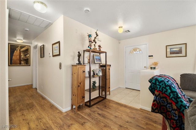 2730 Banyon St, Pahrump, NV 89048 - foyer entrance with light wood-style flooring
