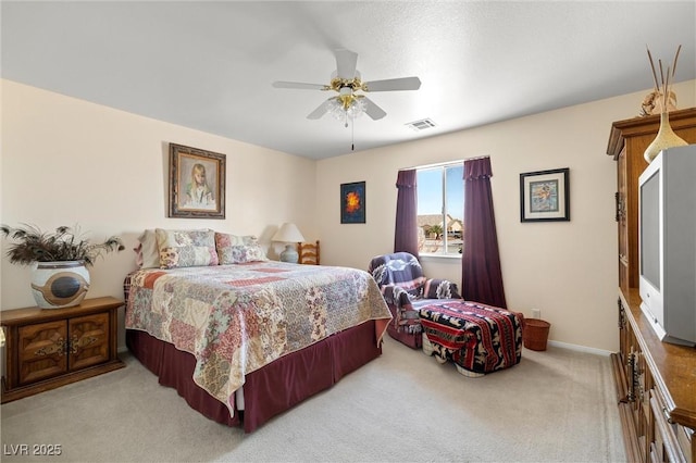 2730 Banyon St, Pahrump, NV 89048 - carpeted bedroom with a ceiling fan and baseboards