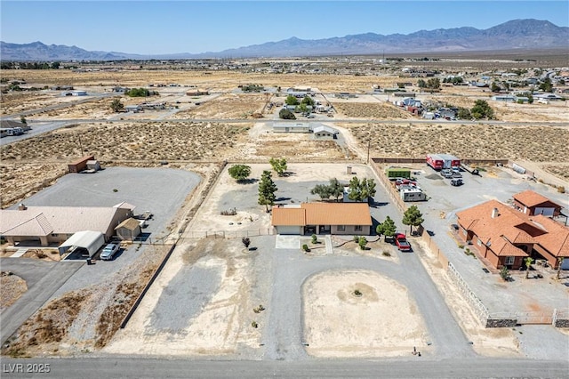 2730 Banyon St, Pahrump, NV 89048 - overview of rural landscape featuring a desert landscape and a mountainous background
