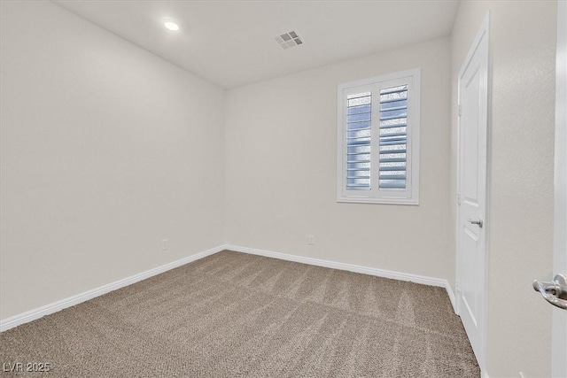 9327 Ettrick Ct, Las Vegas, NV 89178 - carpeted spare room with baseboards and recessed lighting