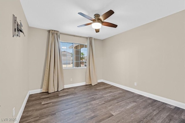 808 Vermillion Dr, Henderson, NV 89002 - empty room featuring wood finished floors and a ceiling fan