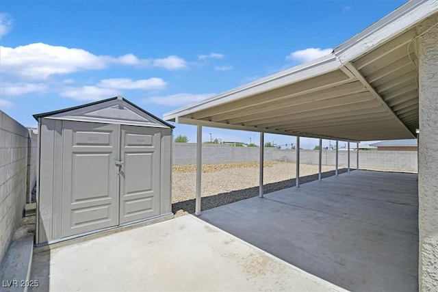 808 Vermillion Dr, Henderson, NV 89002 - fenced backyard featuring a patio area and a shed