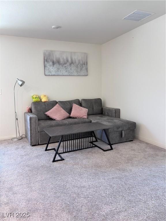 4993 Birchland Manor Ave, Las Vegas, NV 89139 - carpeted living area with baseboards