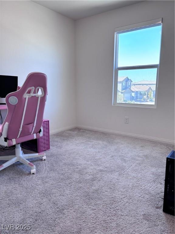 4993 Birchland Manor Ave, Las Vegas, NV 89139 - unfurnished office featuring carpet flooring and baseboards