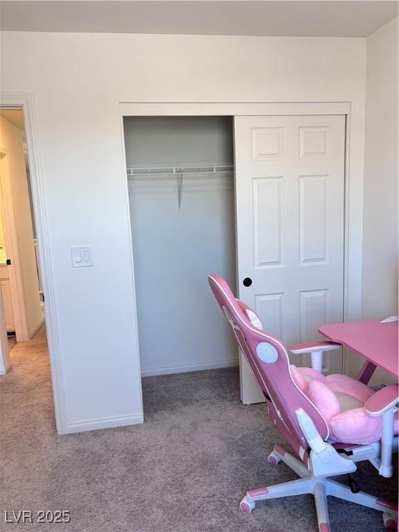 4993 Birchland Manor Ave, Las Vegas, NV 89139 - bedroom with a closet and light colored carpet