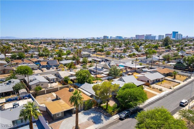1916 Howard Ave, Las Vegas, NV 89104 - aerial perspective of suburban area with mountains